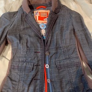 Navy / Red Accent blazer Free People